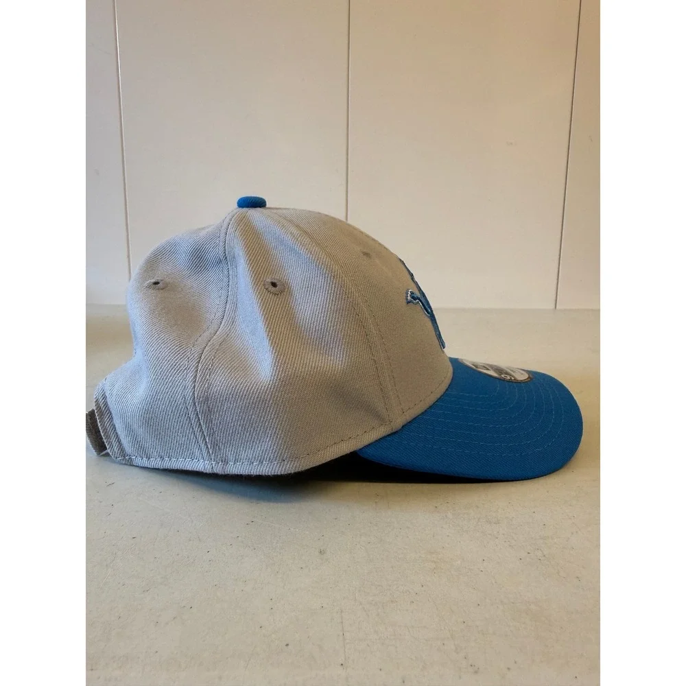 New Era 9FORTY Detroit Lions Youth Adjustable Hat NFL Grey Blue 60573704